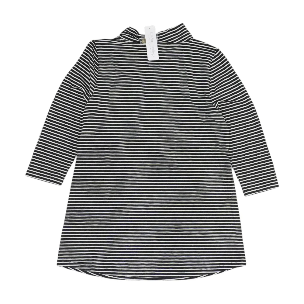 Black Striped Blouse - Image 2