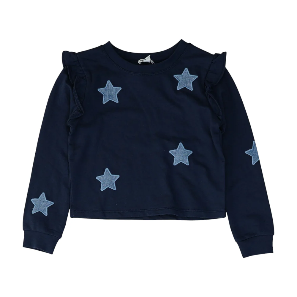 Navy Graphic Blouse