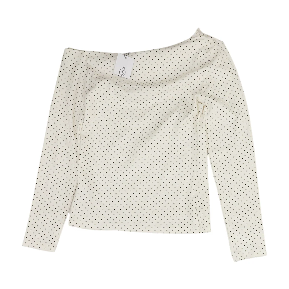 White Polka Dot Blouse - Image 2