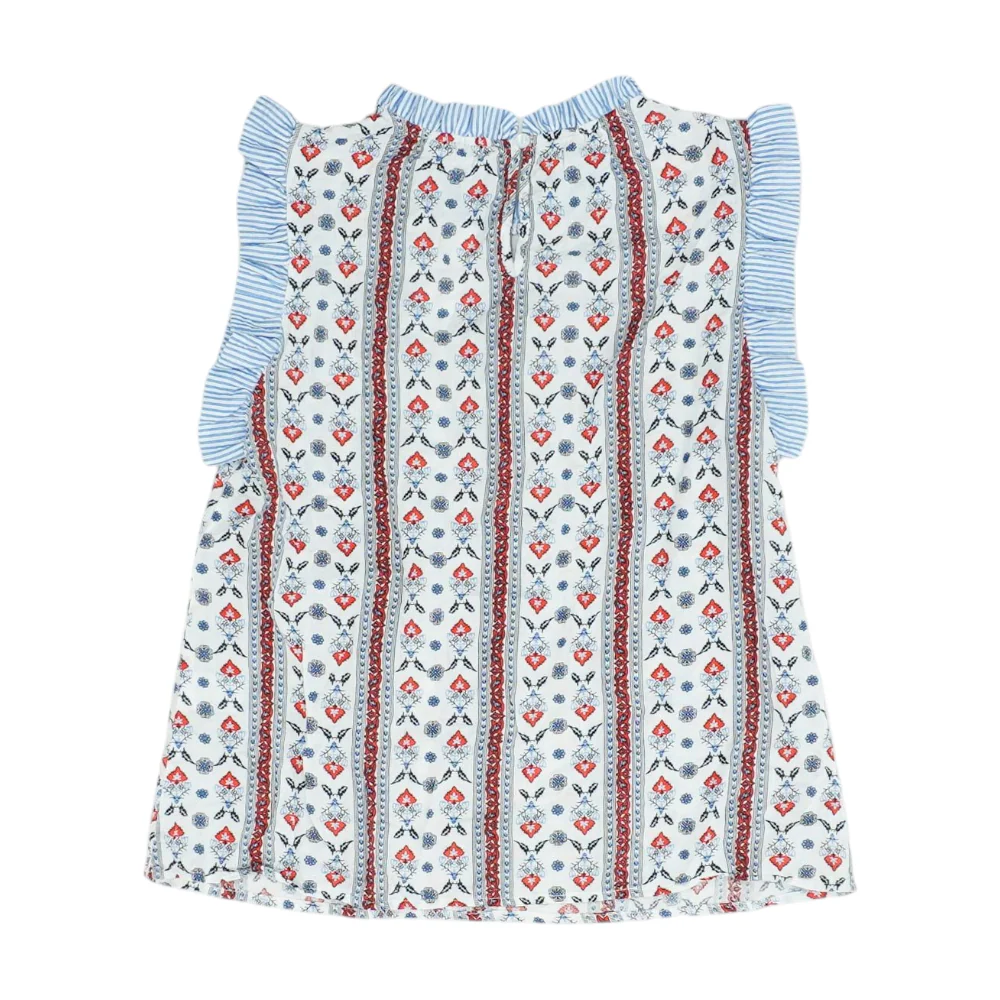 White Striped Blouse - Image 2