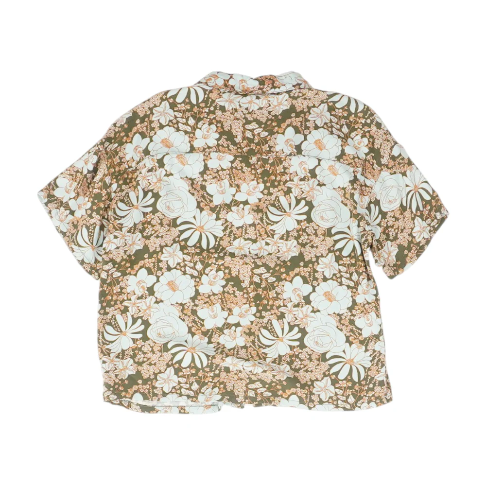 Olive Floral Blouse - Image 2