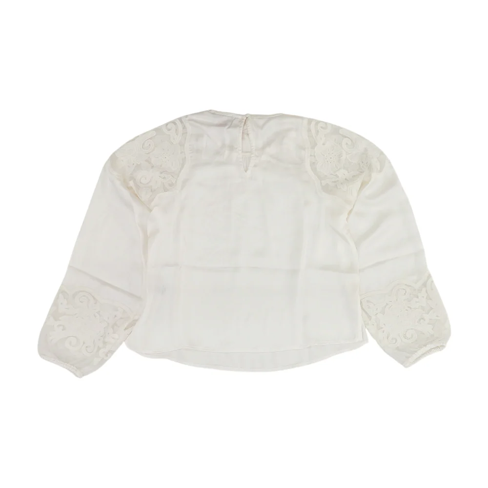 White Petite Blouse - Image 2
