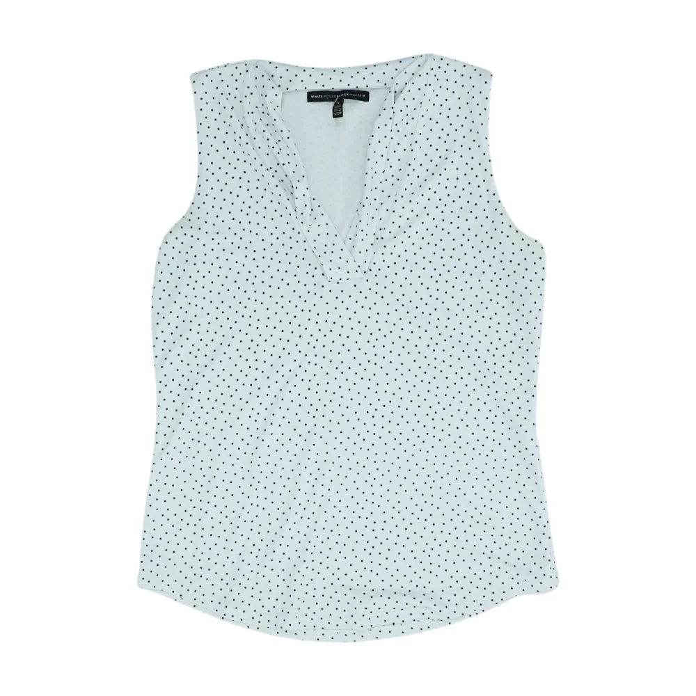White Polka Dot Blouse
