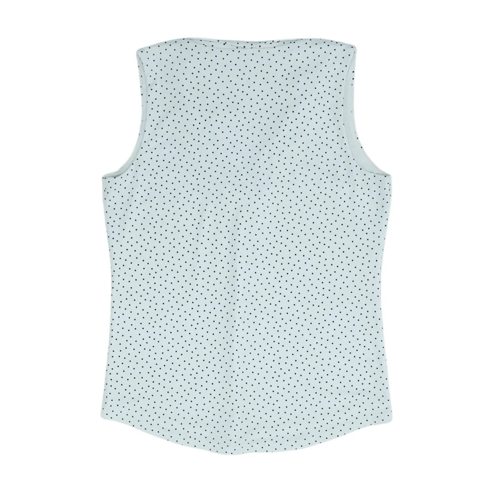 White Polka Dot Blouse - Image 2