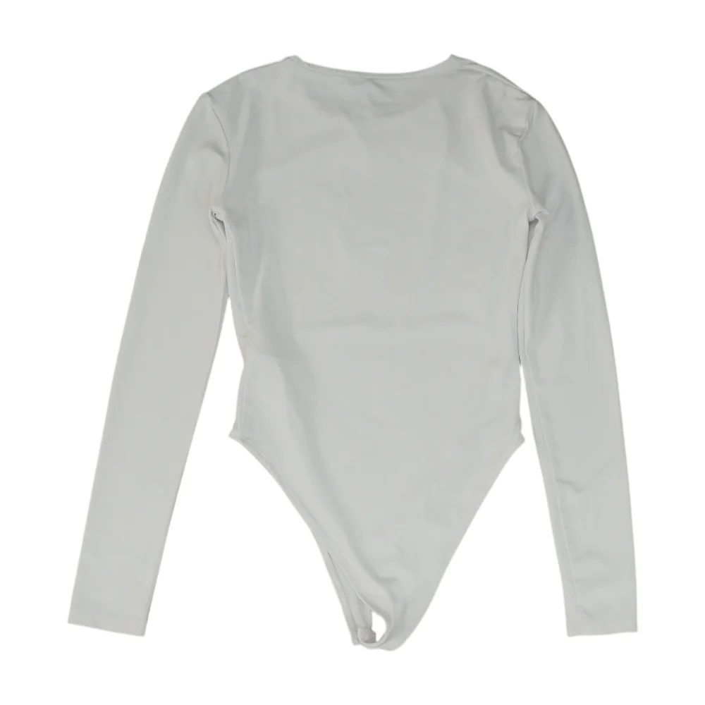 White Bodysuit Blouse - Image 2