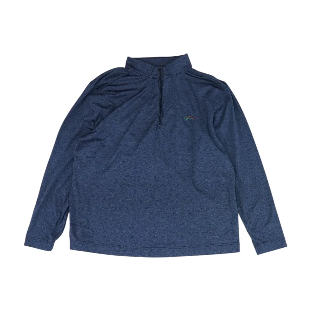 Blue 1/4 Zip Pullover