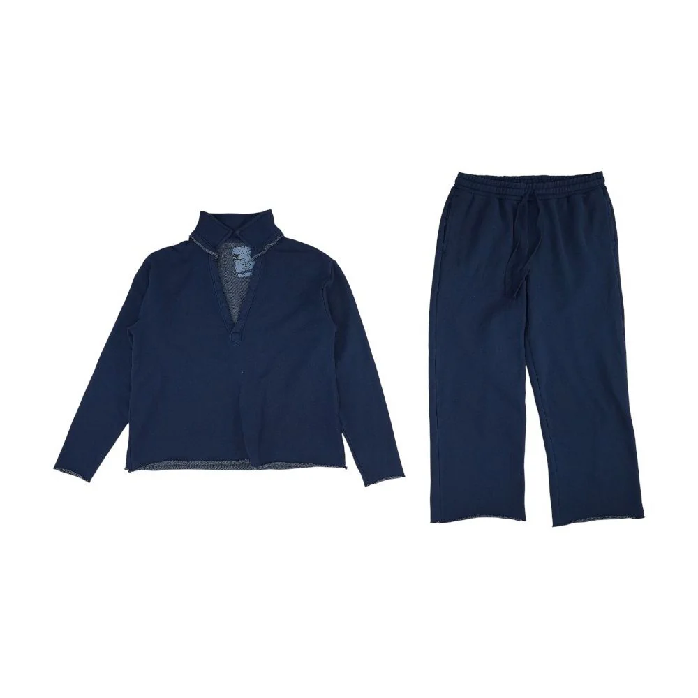 Blue Active Pullover and Pants Set - Image 2
