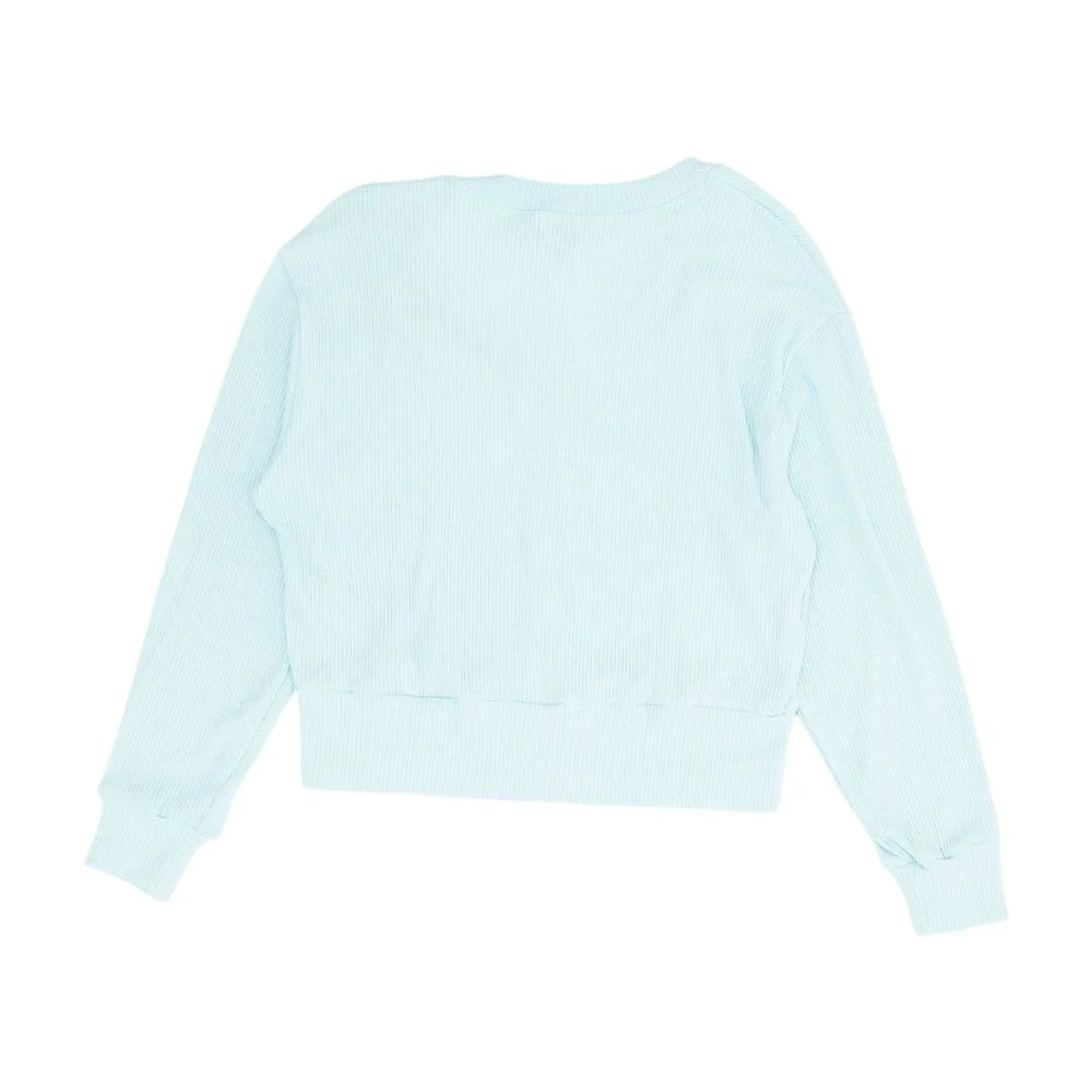 Blue Cardigan Sweater - Image 2
