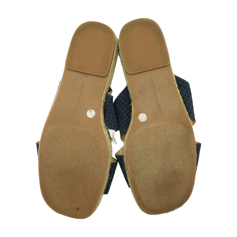 Blue Casual Slide Sandals - Image 3