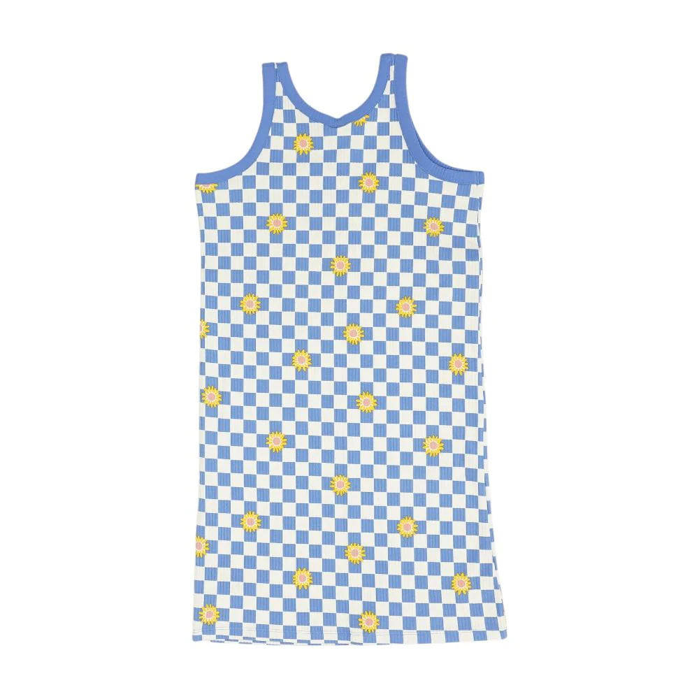Blue Check Dress - Image 2