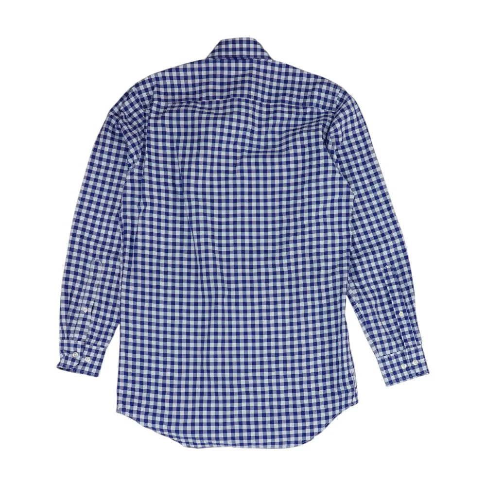 Blue Check Long Sleeve Button Down - Image 2