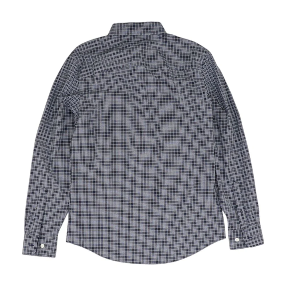 Blue Check Long Sleeve Button Down - Image 2