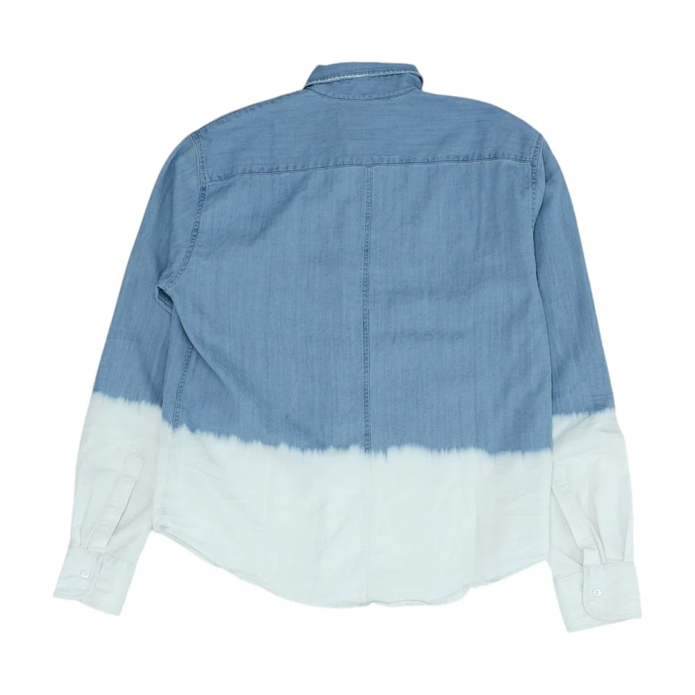 Blue Color Block Button Down - Image 2
