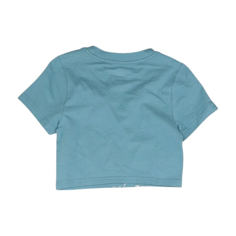 Blue Cropped T-Shirt - Image 2