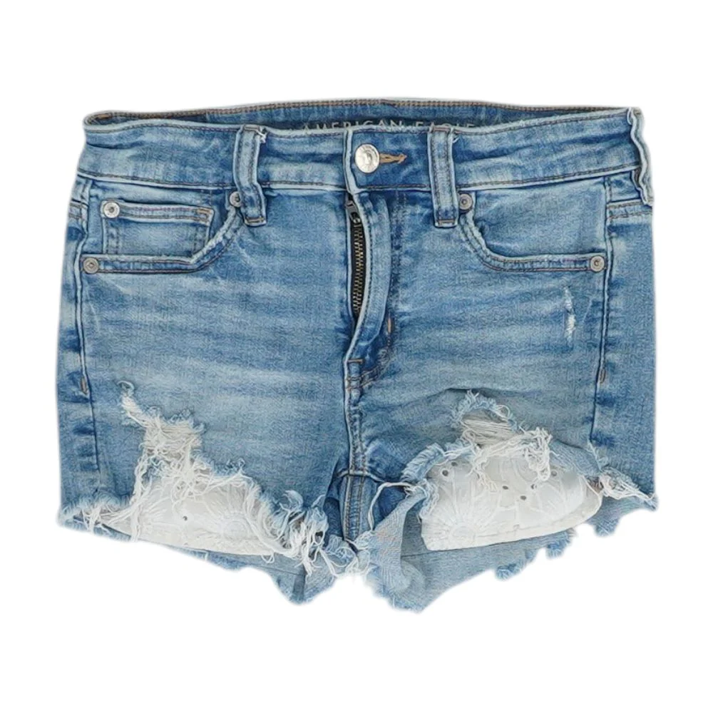 Blue Denim Shorts