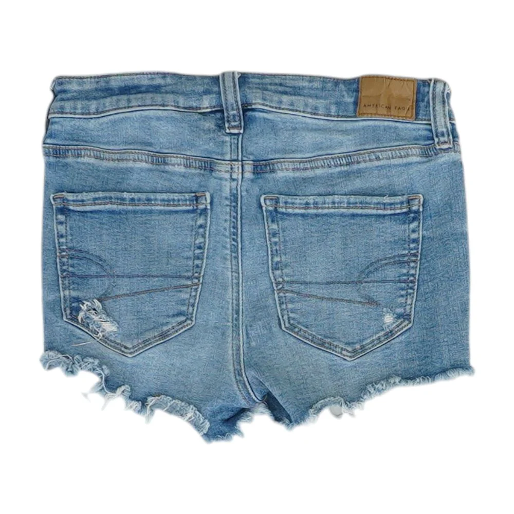 Blue Denim Shorts - Image 2