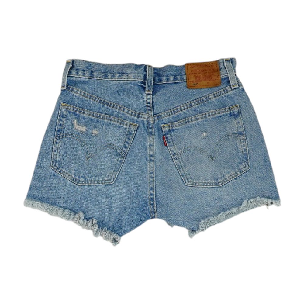 Blue Denim Shorts - Image 2