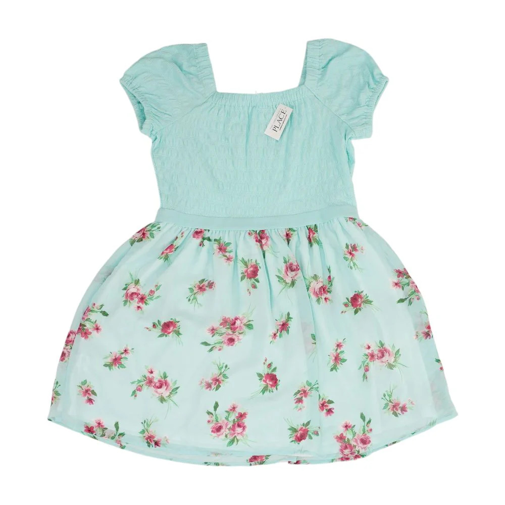 Blue Floral Dress - Image 2