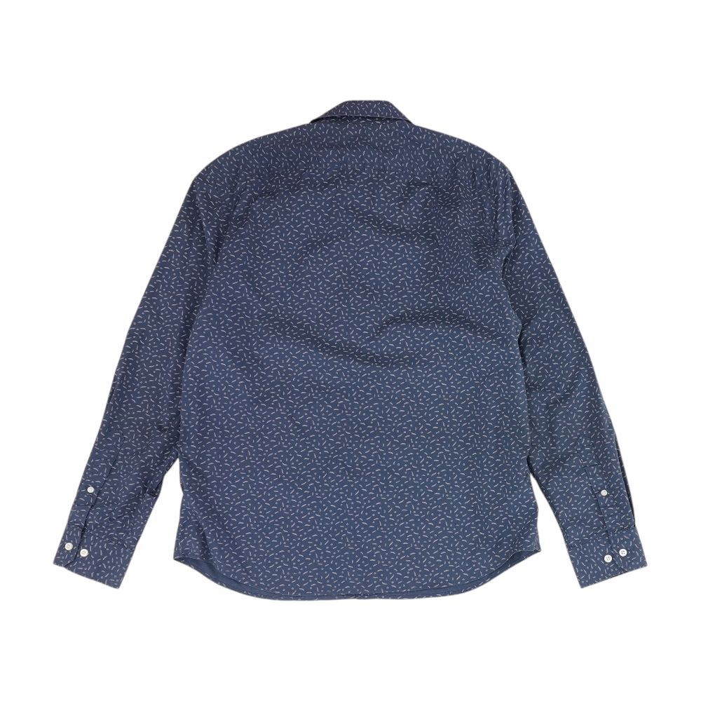Blue Floral Long Sleeve Button Down - Image 2