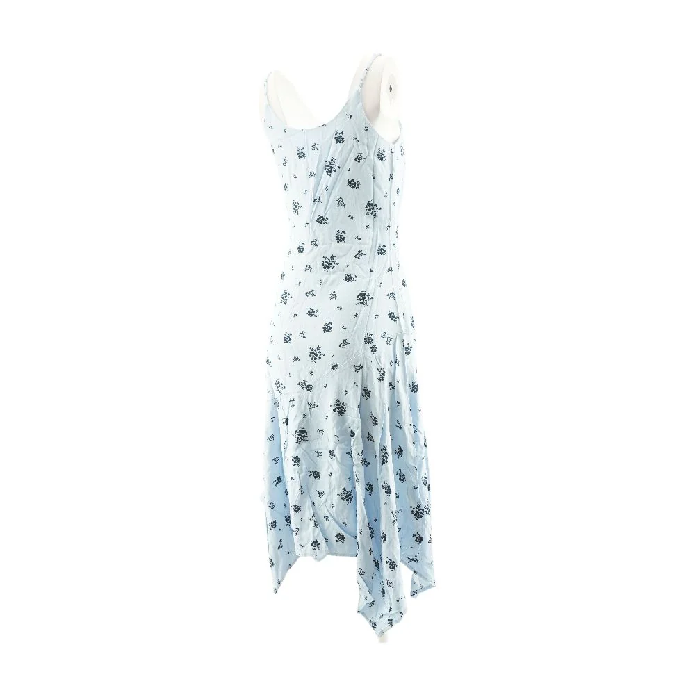 Blue Floral Midi Dress - Image 2