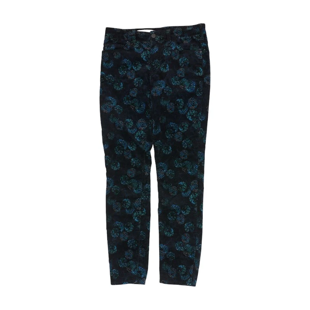 Blue Floral Pants
