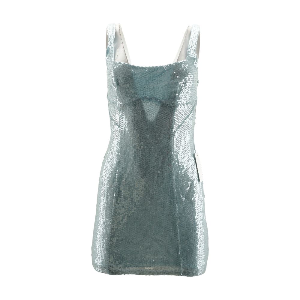 Blue Formal Mini Dress