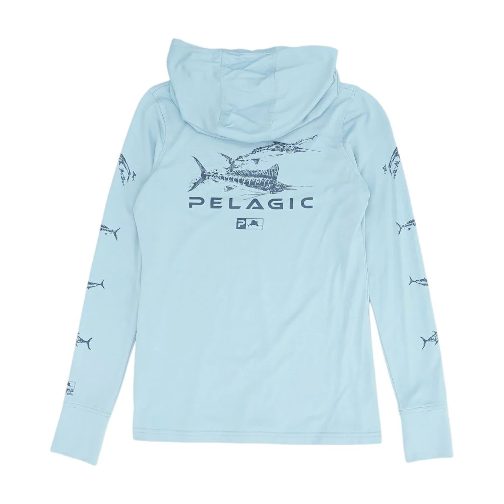 Blue Graphic Active Pullover - Image 2