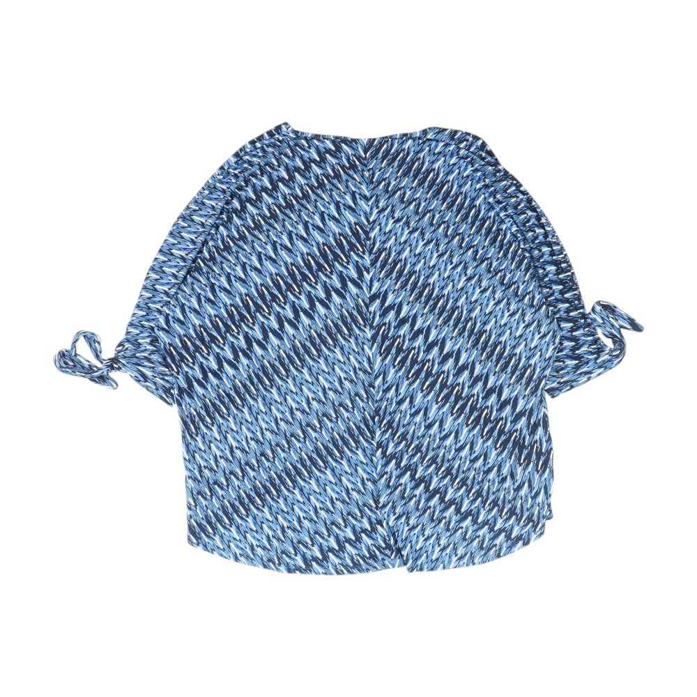 Blue Graphic Blouse - Image 2