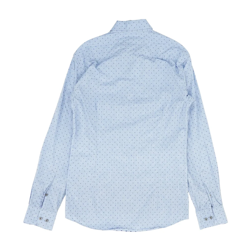 Blue Graphic Long Sleeve Button Down - Image 2