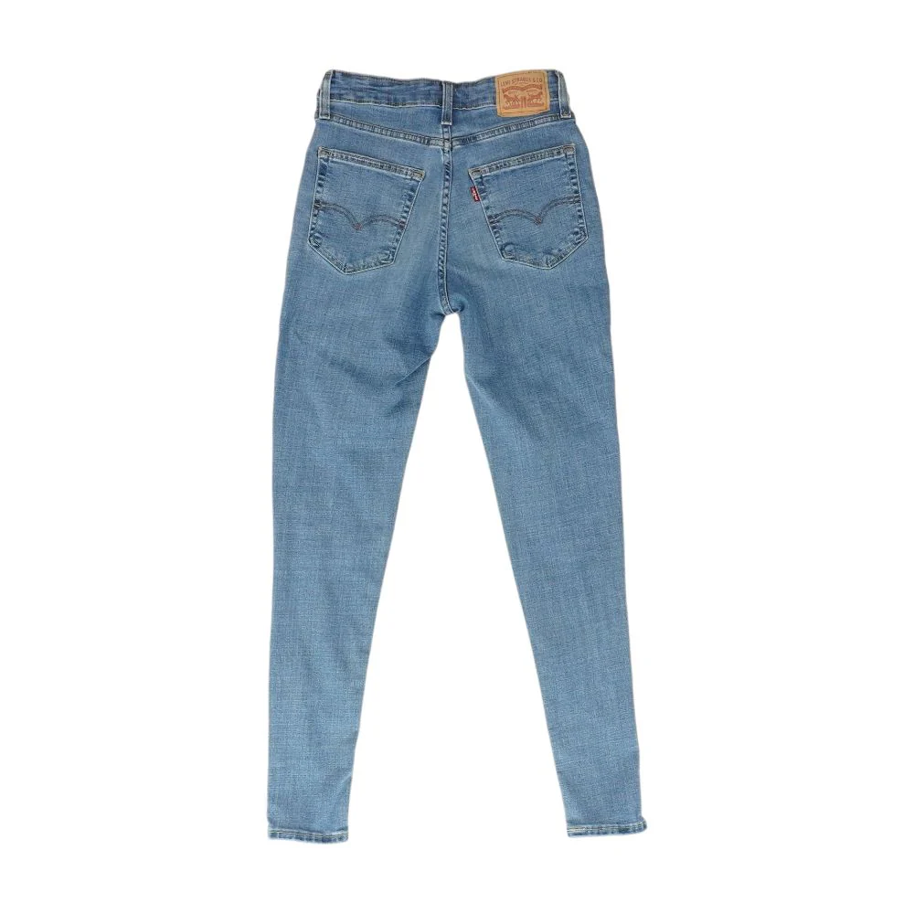 Blue High Rise Skinny Leg Jeans - Image 2