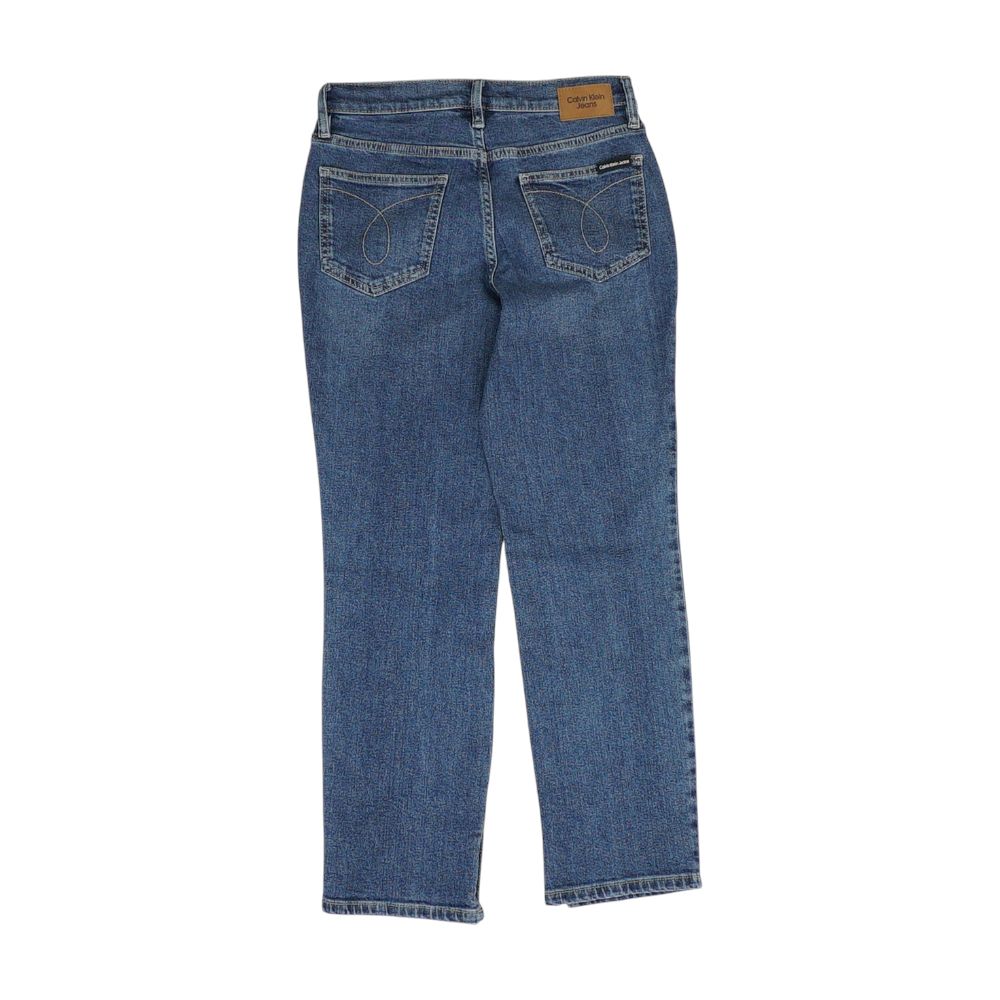 Blue High Rise Slim Leg Jeans - Image 2