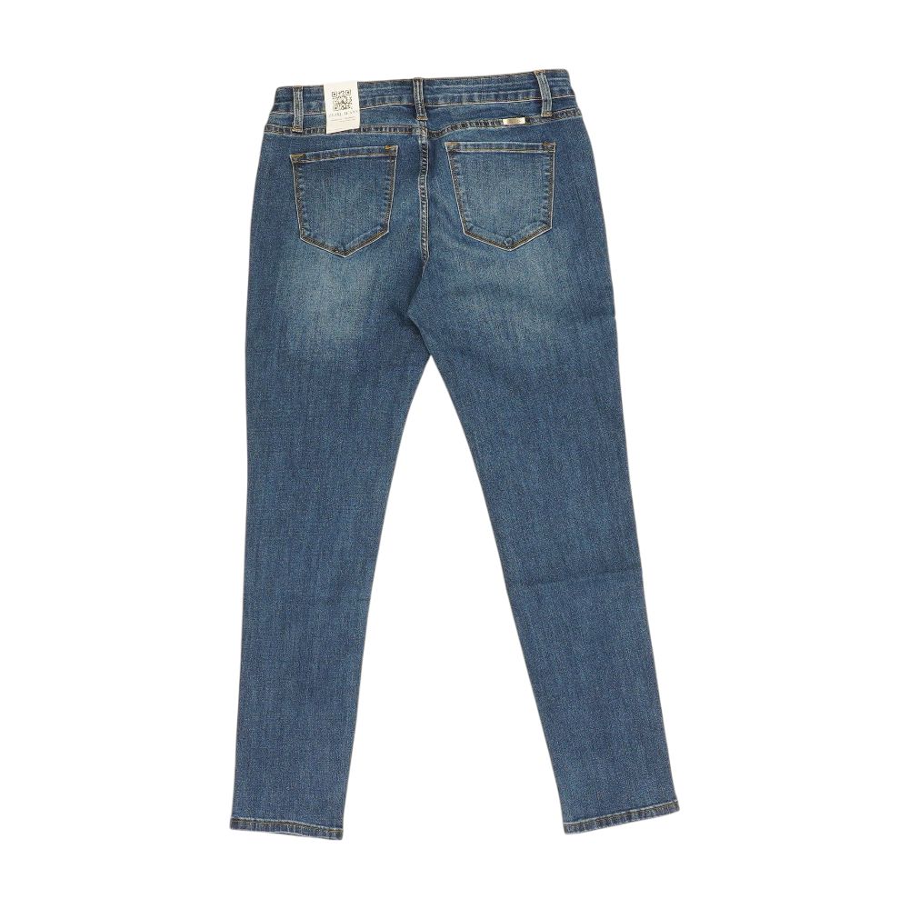 Blue High Rise Slim Leg Jeans - Image 2