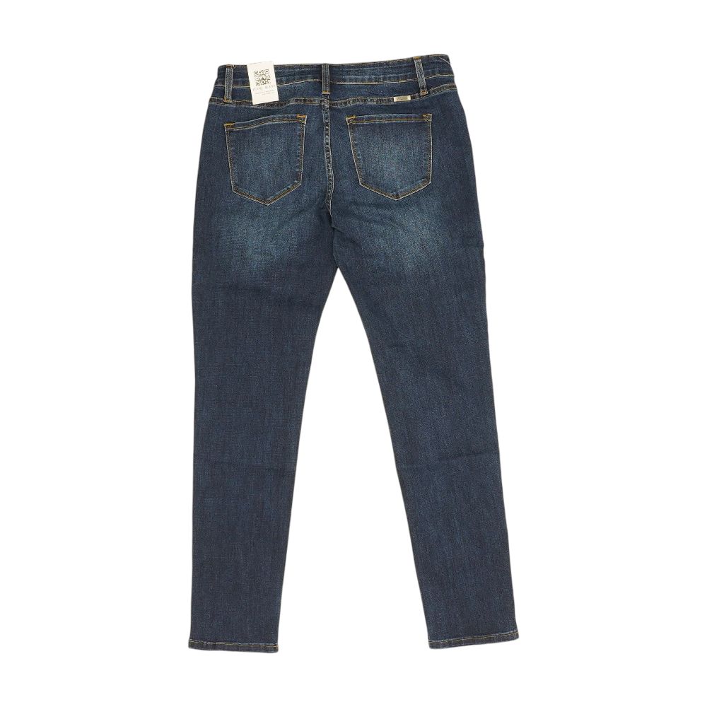 Blue High Rise Slim Leg Jeans - Image 2