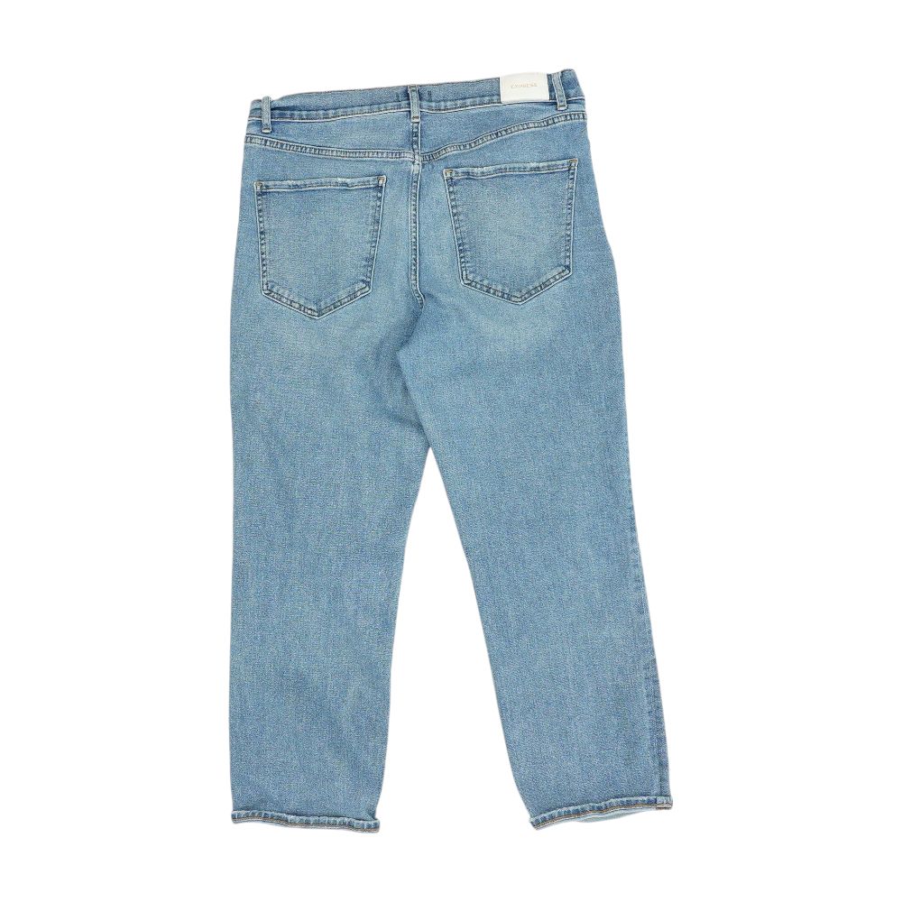 Blue High Rise Straight Leg Jeans - Image 2