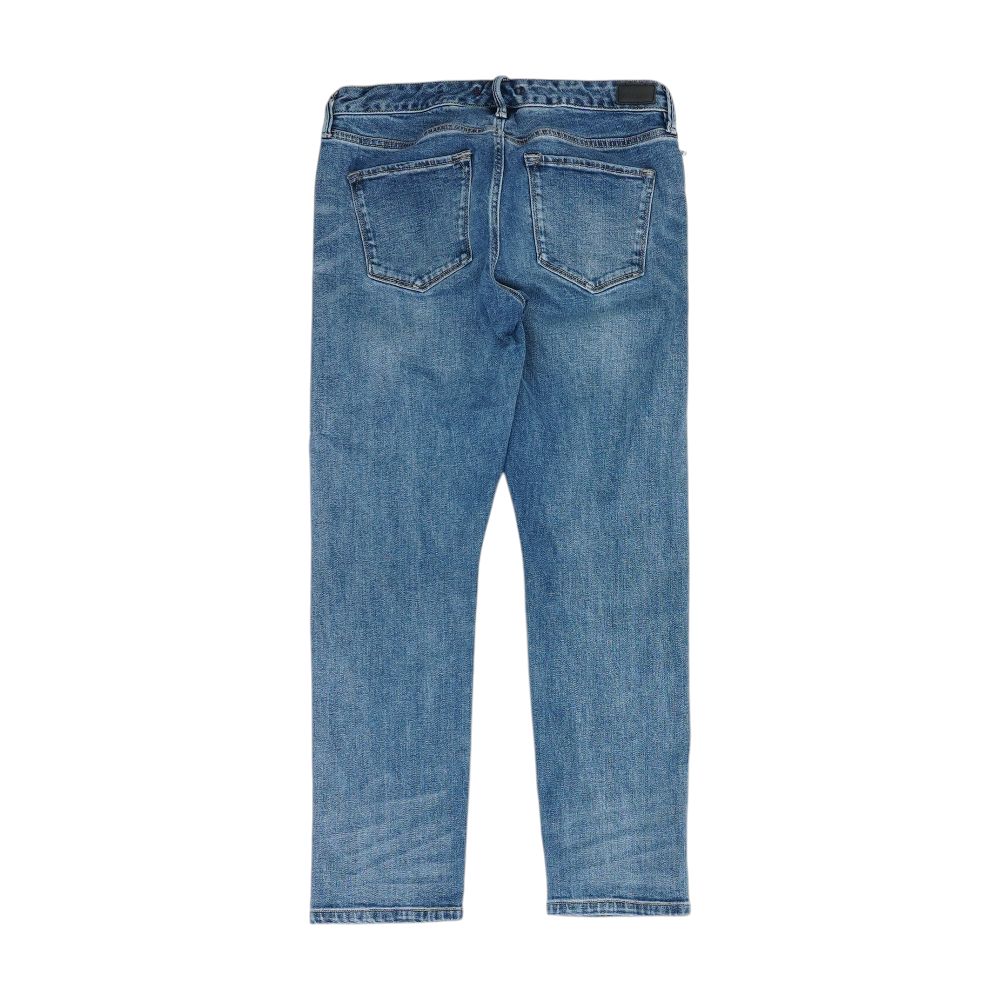Blue High Rise Straight Leg Jeans - Image 2