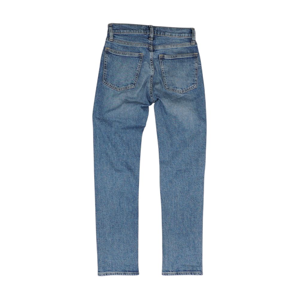 Blue High Rise Straight Leg Jeans - Image 2