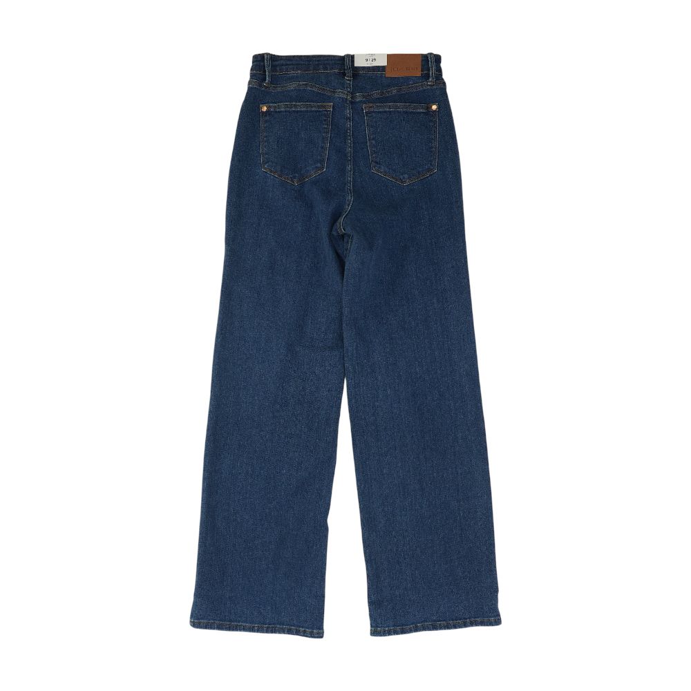 Blue High Rise Wide Leg Jeans - Image 2