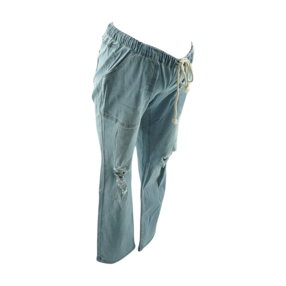 Blue Low Rise Regular Maternity Jeans - Image 2