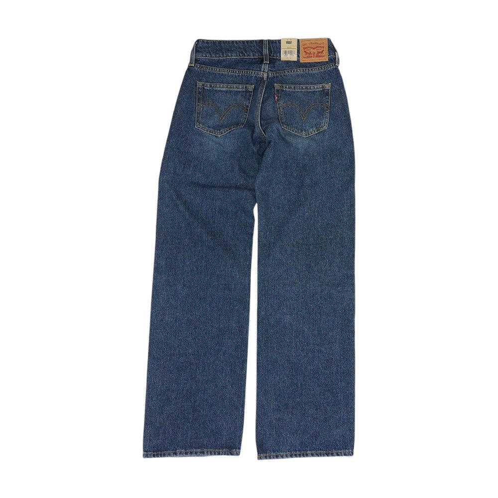Blue Low Rise Straight Leg Jeans - Image 2
