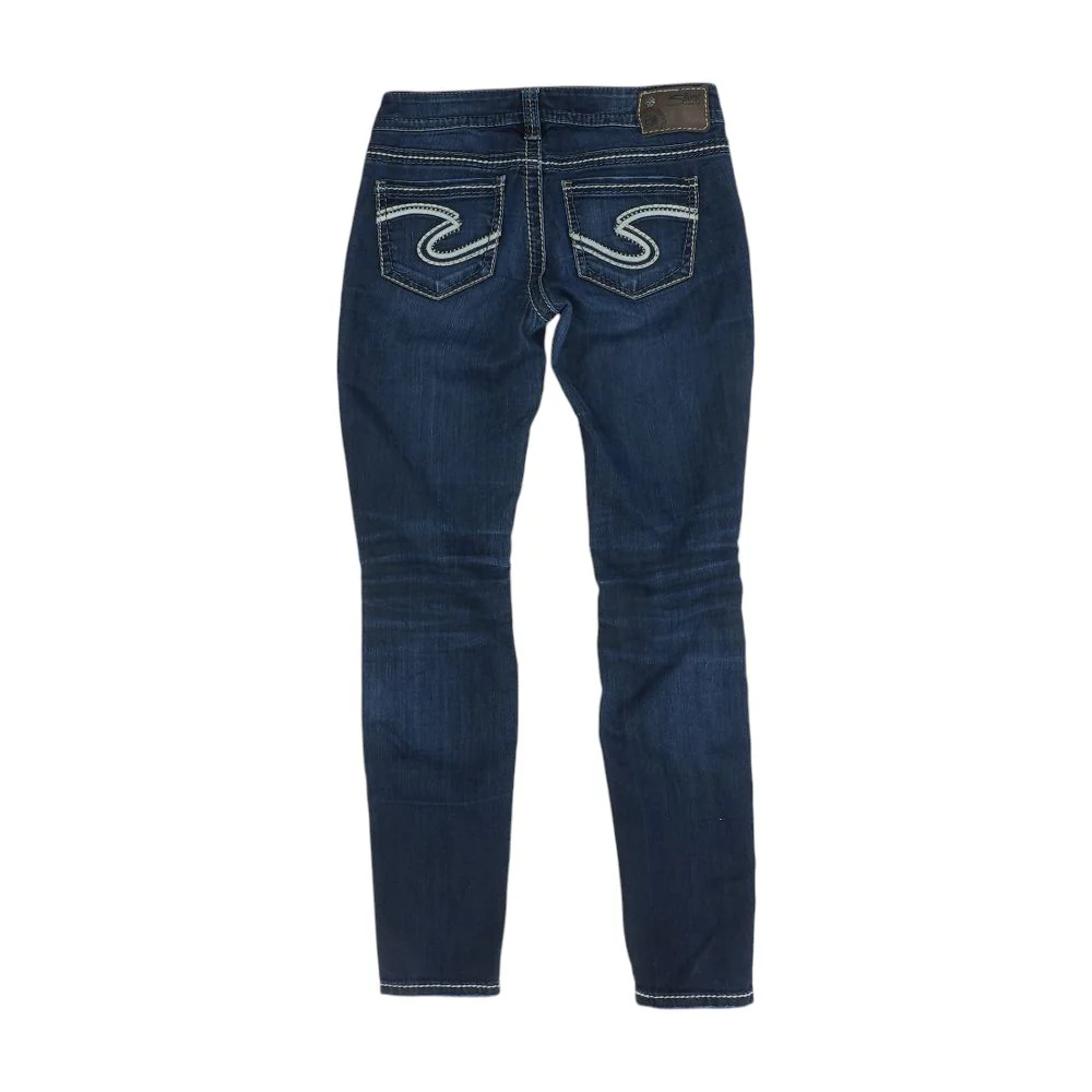 Blue Mid Rise Jeans - Image 2