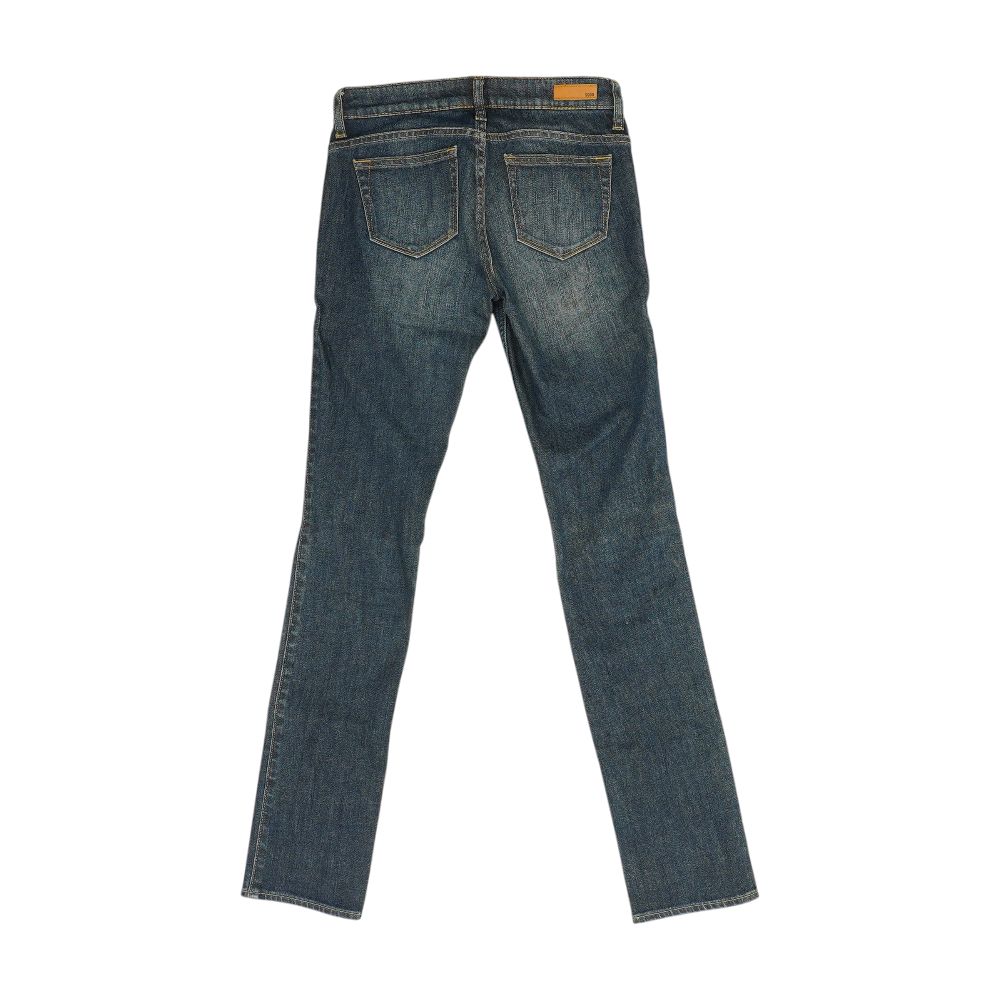 Blue Mid Rise Skinny Leg Jeans - Image 2