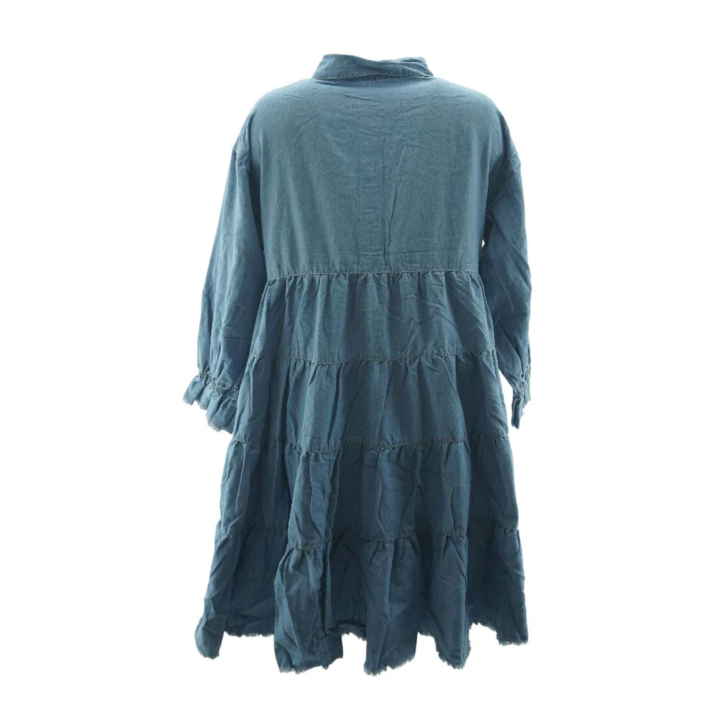 Blue Mini Dress - Image 4