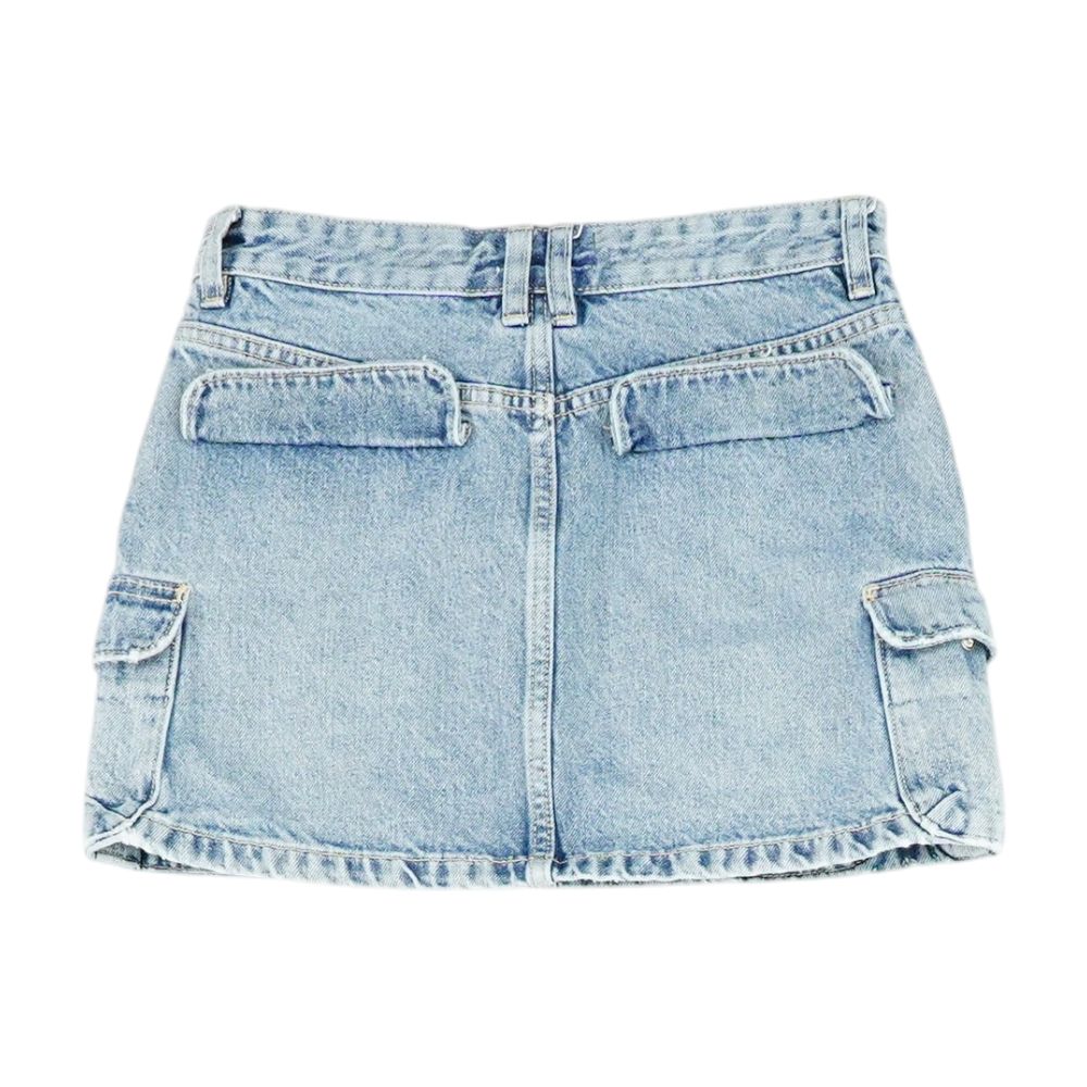 Blue Mini Skirt - Image 2