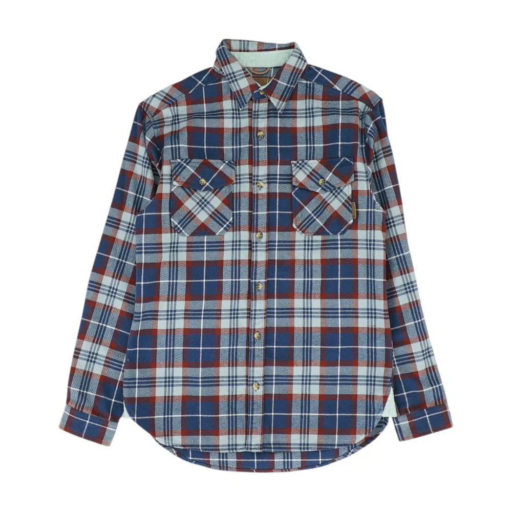 Blue Plaid Flannel Button Down