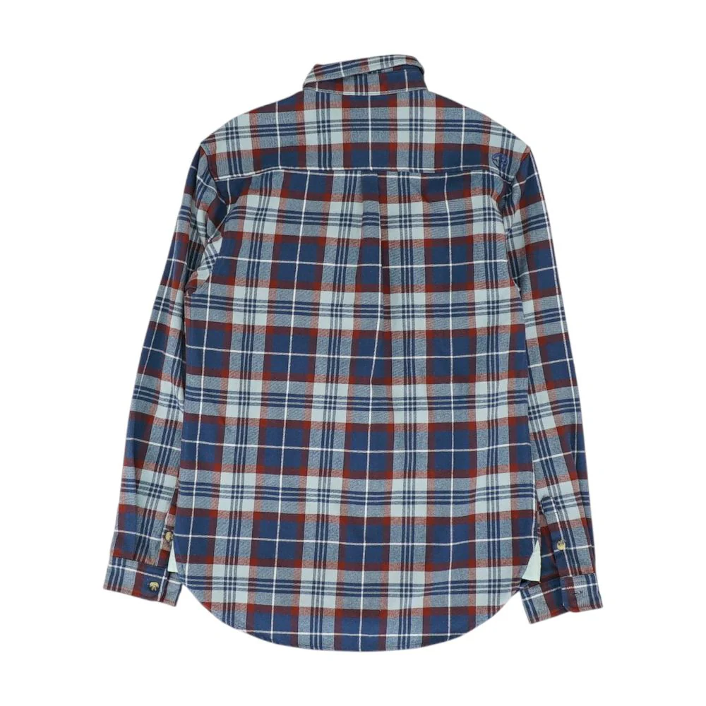 Blue Plaid Flannel Button Down - Image 2