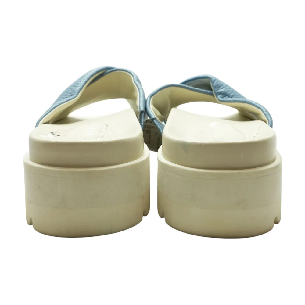 Blue Platform Sandals - Image 2