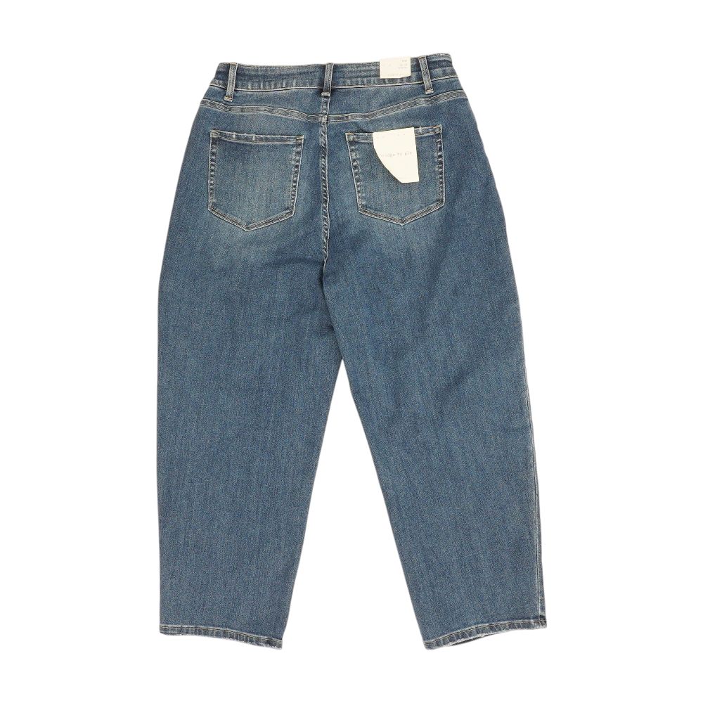 Blue Plus High Rise Wide Leg Jeans - Image 2