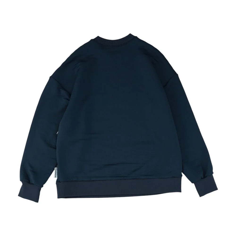 Blue Polartec Striped Sweatshirt Pullover - Image 2