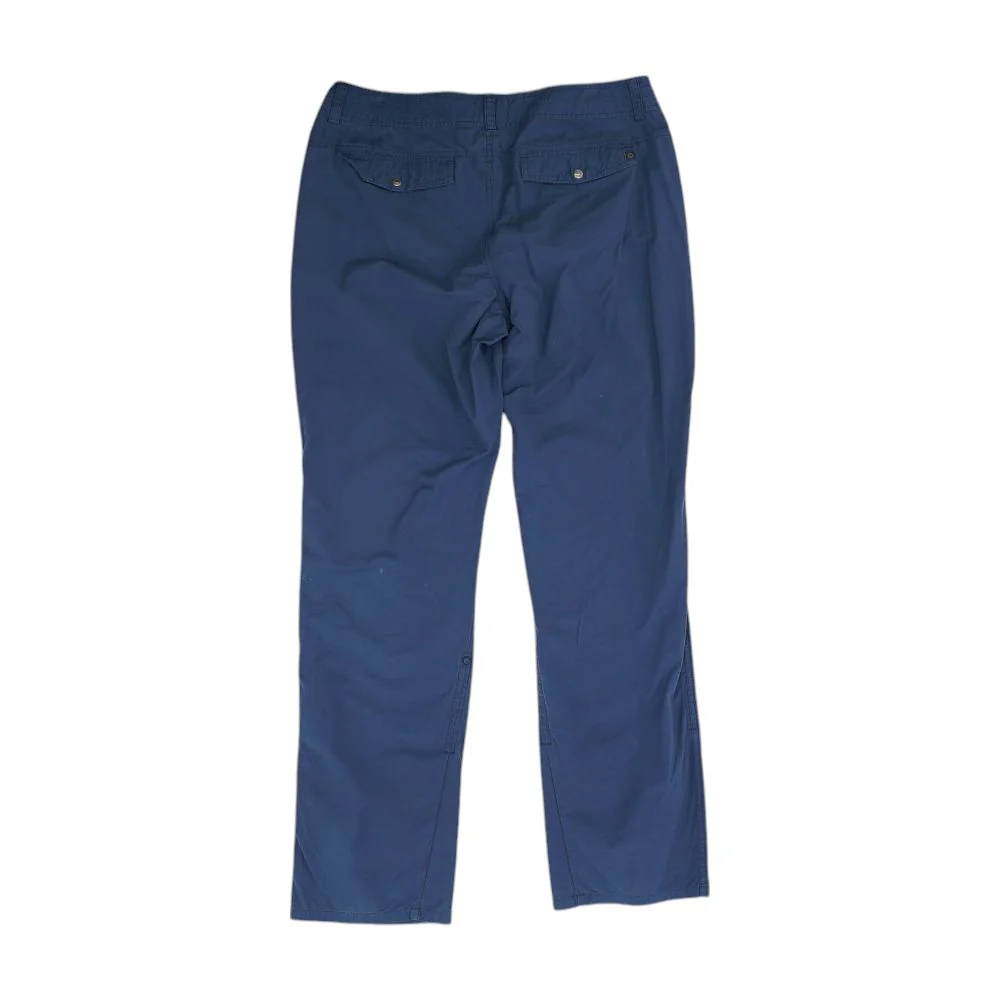 Blue Solid Active Pants - Image 2