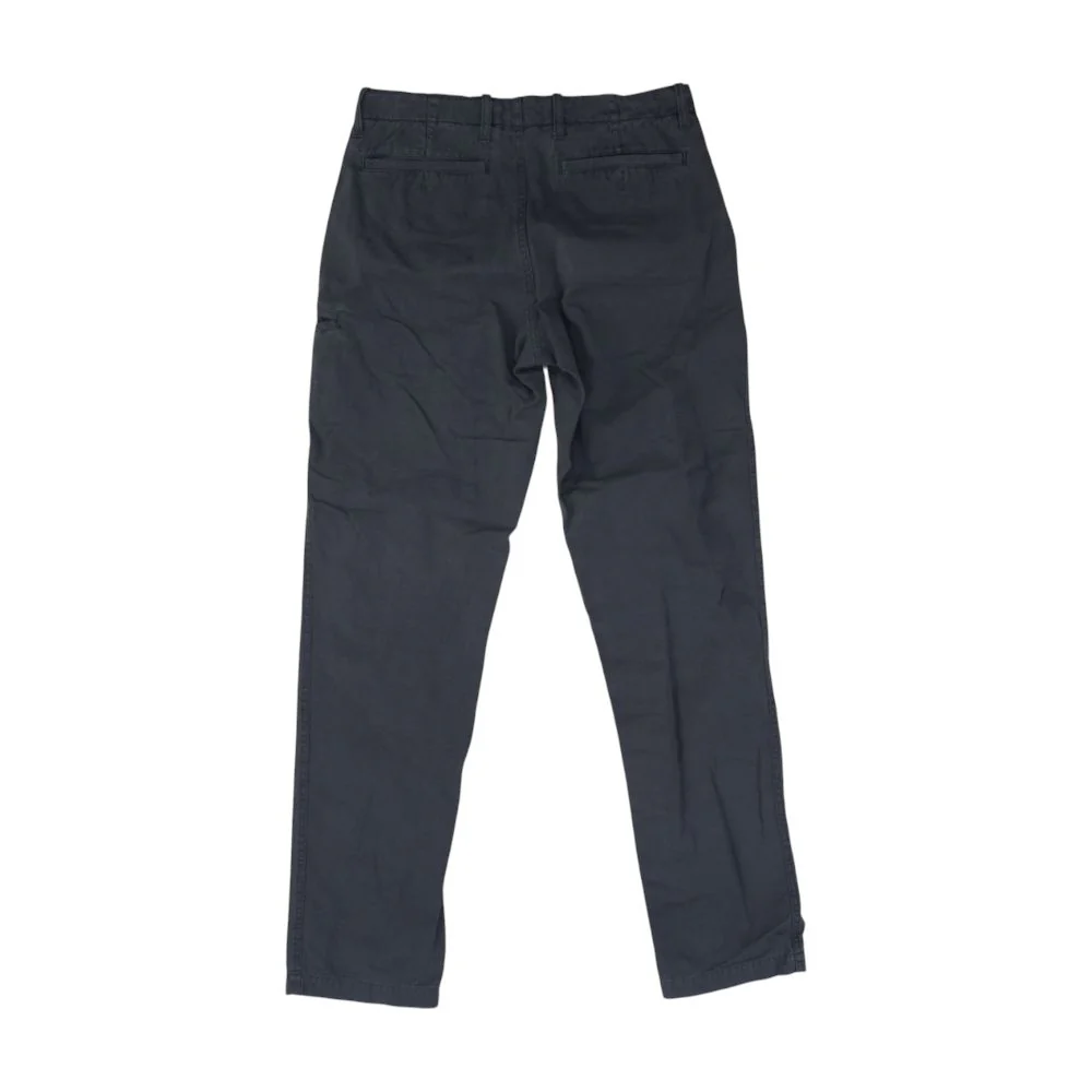 Blue Solid Casual Pants - Image 2